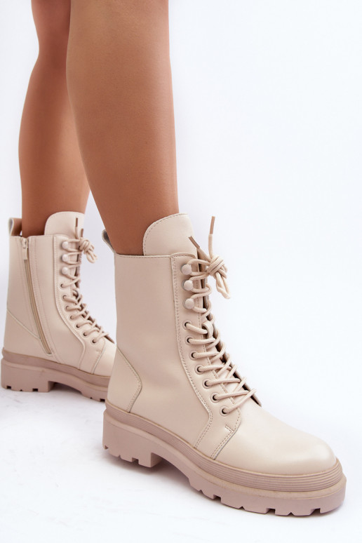 stivali eco pelle colore avorio Irande stivali eco pelle colore avorio Irande