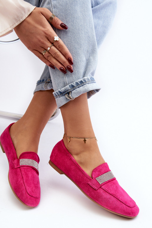 Mocassini con occhielli scintillanti in rosa Ralrika