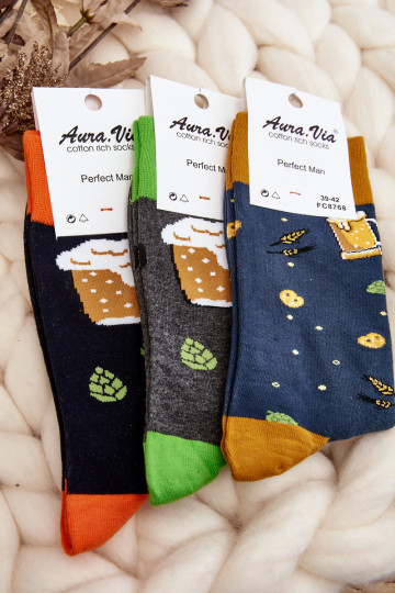 calzini fantasia blu scuro 2