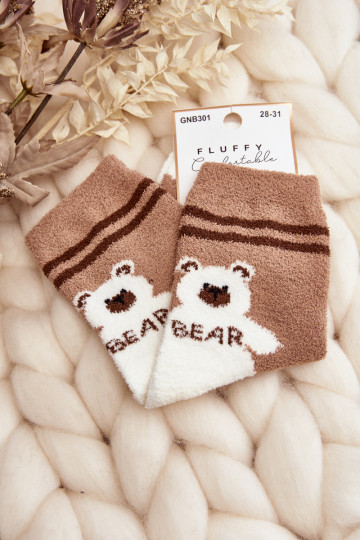 Calzini caldi in colore marrone 2