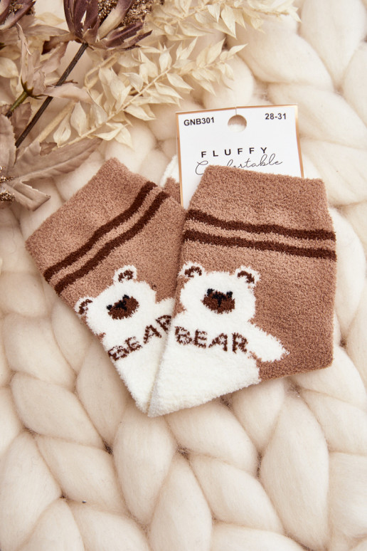 Calzini caldi in colore marrone