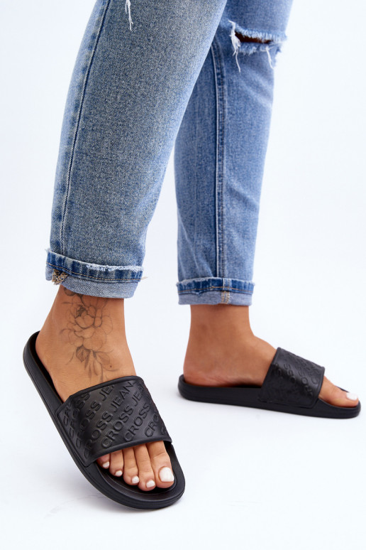 Ciabatte Cross Jeans FF2R4153C colore nero