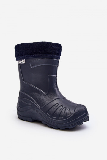 Scarpe in gomma riscaldate per bambini Befado 162X103 blu scuro