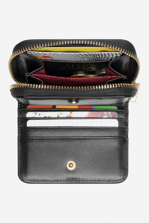 Portafoglio da donna Nobo NPUR-LR0021-C020 colore nero Portafoglio da donna Nobo NPUR-LR0021-C020 colore nero