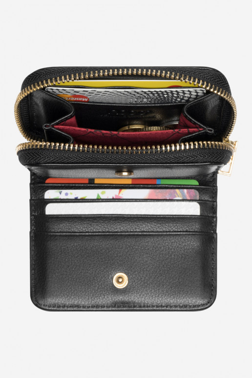 Portafoglio da donna Nobo NPUR-LR0020-C020 colore nero Portafoglio da donna Nobo NPUR-LR0020-C020 colore nero