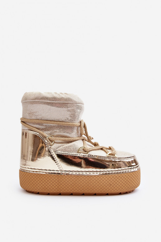 doposci con dettagli eleganti in colore oro Toolsa doposci con dettagli eleganti in colore oro Toolsa