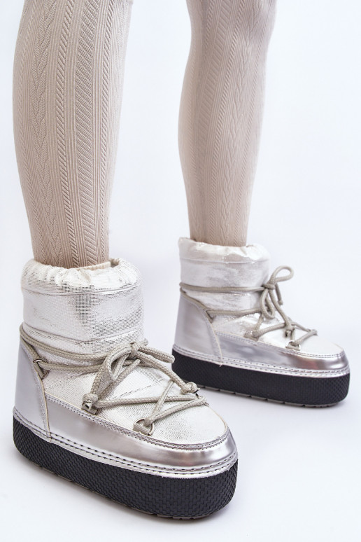 doposci con dettagli eleganti in argento Toolsa doposci con dettagli eleganti in argento Toolsa