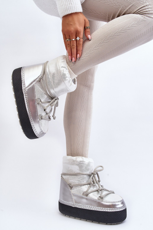 doposci con dettagli eleganti in argento Toolsa doposci con dettagli eleganti in argento Toolsa