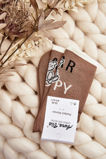 Calzini con la scritta I m brown 2