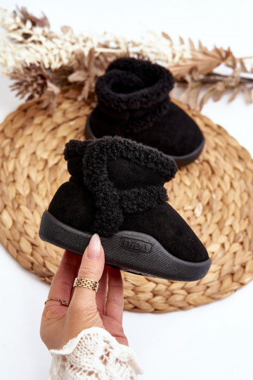 Doposci per bambini con chiusure adesive in colore nero Unitia 2