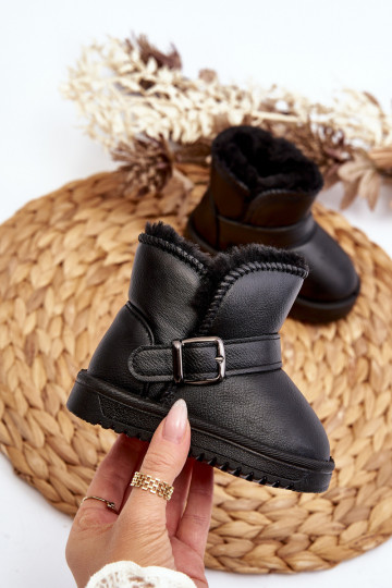 Doposci ecologici per bambini con cinturini in colore nero Orinor 2