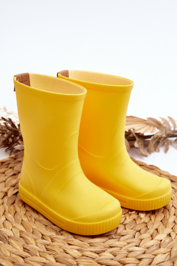 Scarpe in gomma per bambini Wave Gokids 979 colore giallo 2