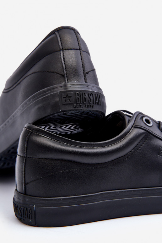 scarpe per il tempo libero realizzate in ecopelle nel colore nero Big Star JJ174234