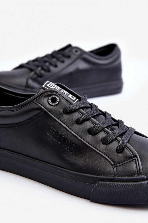 scarpe per il tempo libero realizzate in ecopelle nel colore nero Big Star JJ174234