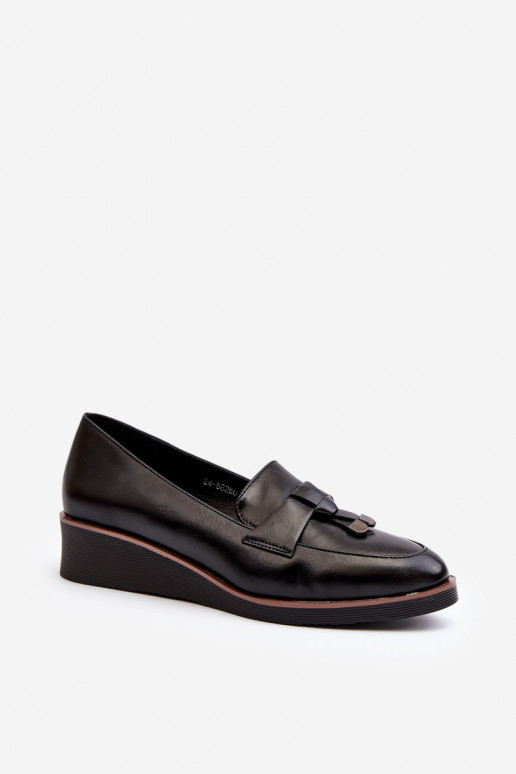 scarpe con ornamenti in colore nero Miliret