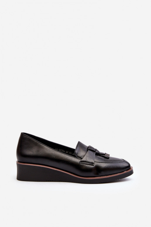 scarpe con ornamenti in colore nero Miliret