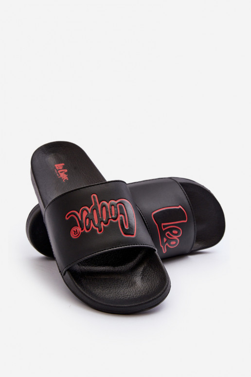 Pantofole Lee Cooper LCW-24-42-2484M colore nero Pantofole Lee Cooper LCW-24-42-2484M colore nero