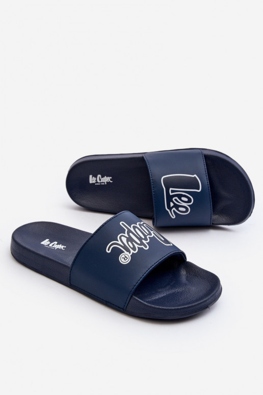 Pantofole Lee Cooper LCW-24-42-2481M blu scuro Pantofole Lee Cooper LCW-24-42-2481M blu scuro
