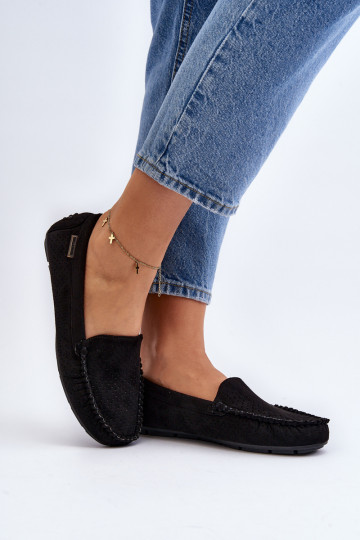 con elementi traforati Mocassini colore nero Rasirna