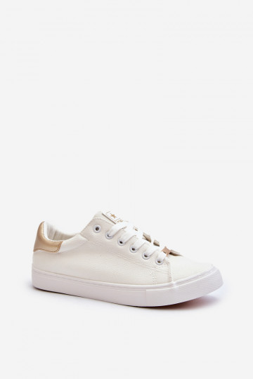 Scarpe per il tempo libero realizzate in ecopelle nel colore bianco Tiraelle