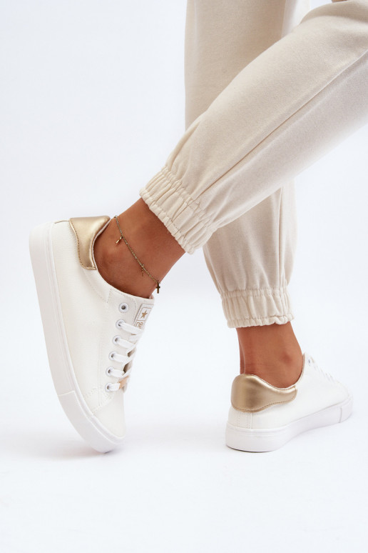 Scarpe per il tempo libero realizzate in ecopelle nel colore bianco Tiraelle