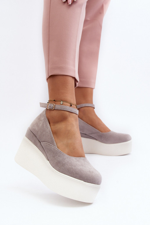 espadrillas di colore grigio Malla espadrillas di colore grigio Malla