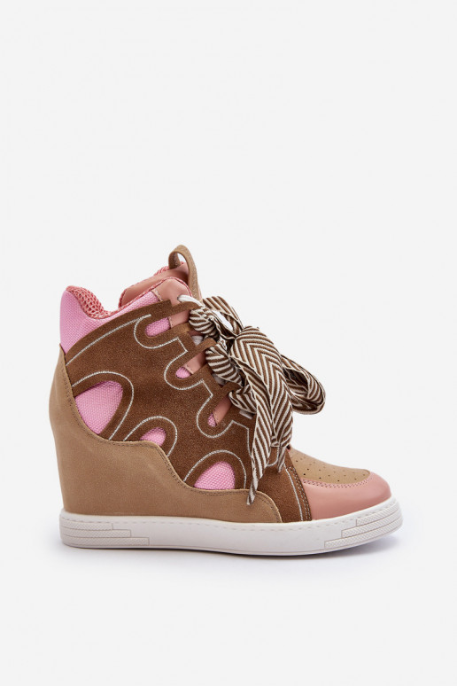 Scarpe da ginnastica modello scarpe rosa colore Leoppa