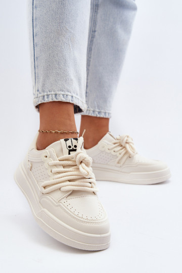 Scarpe sneakers modello Eco colore beige Avanalis 2