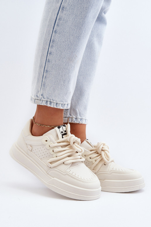 Scarpe sneakers modello Eco colore beige Avanalis