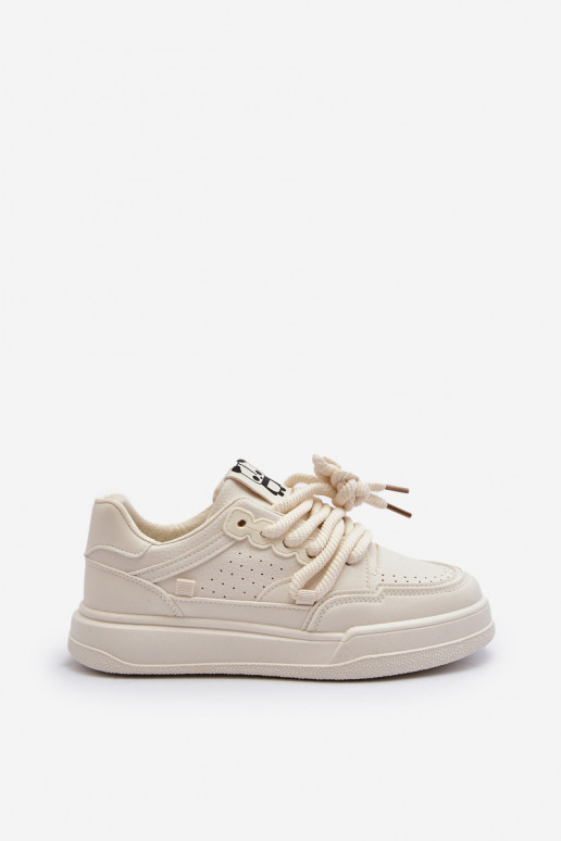 Scarpe sneakers modello Eco colore beige Avanalis