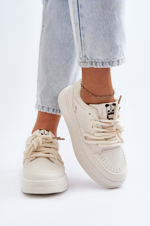 Scarpe sneakers modello Eco colore beige Avanalis