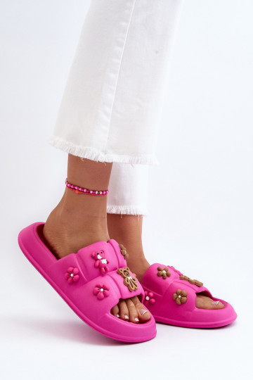 Pantofole Cambrina rosa chiaro con bellissimi dettagli 2