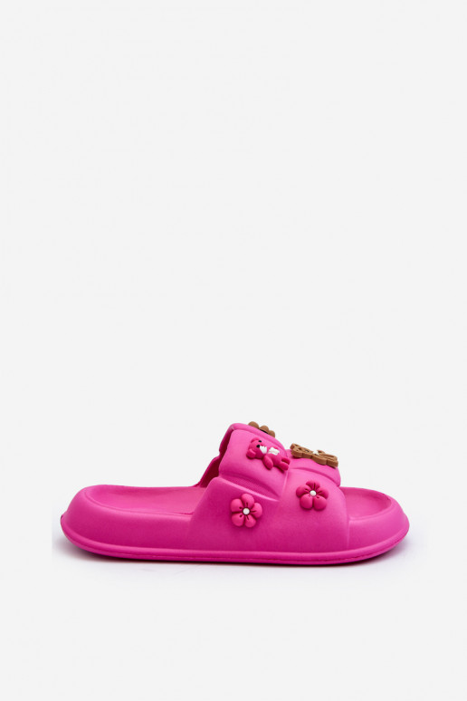 Pantofole Cambrina rosa chiaro con bellissimi dettagli