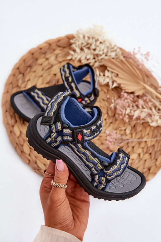 Sandali da bambino Lee Cooper LCW-24-34-2601 blu scuro