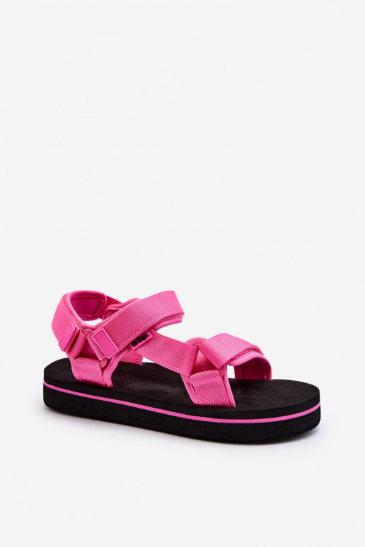 Sandali da donna con plateau Lee Cooper LCW-24-05-2750L colore rosa