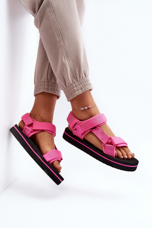 Sandali da donna con plateau Lee Cooper LCW-24-05-2750L colore rosa