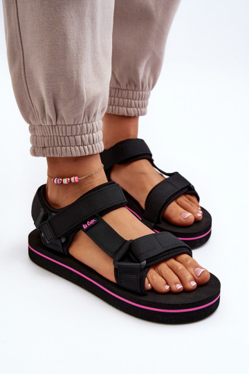Sandali da donna con plateau Lee Cooper LCW-24-05-2751L colore nero