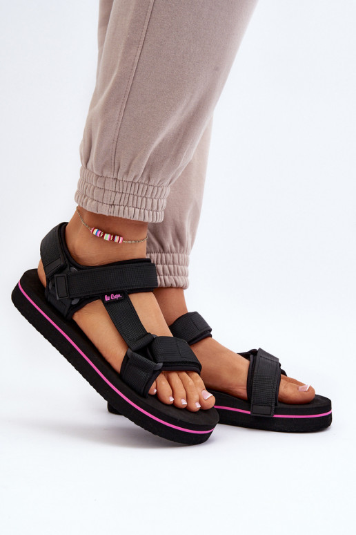 Sandali da donna con plateau Lee Cooper LCW-24-05-2751L colore nero
