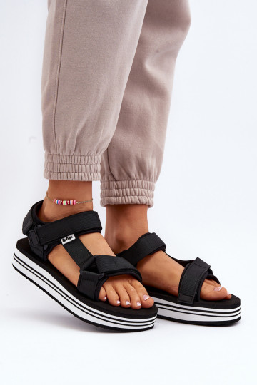 Sandali da donna con plateau Lee Cooper LCW-24-05-2753 colore nero 2