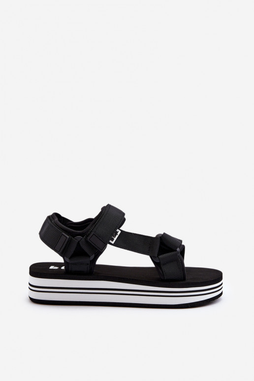 Sandali da donna con plateau Lee Cooper LCW-24-05-2753 colore nero