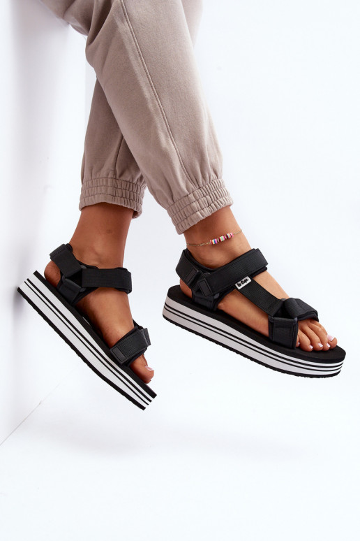 Sandali da donna con plateau Lee Cooper LCW-24-05-2753 colore nero