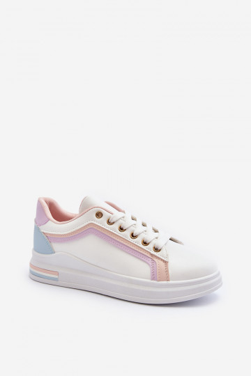 Sneakers da donna con glitter rosa Elnami