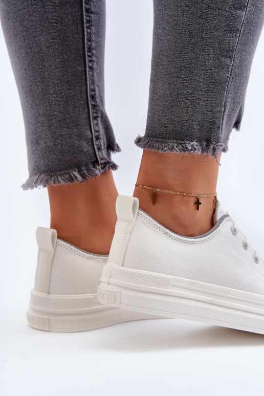 Scarpe da donna Big Star NN274850 bianche