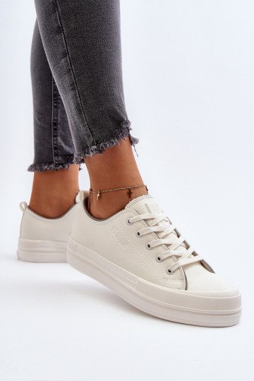 Scarpe donna in ecopelle Big Star NN274847 bianche