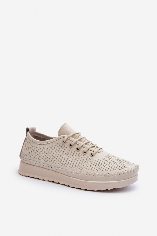 Scarpe stile sportivo Scarpe per il tempo libero colore beige Lalnai