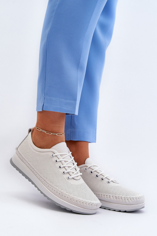 Scarpe stile sportivo Scarpe per il tempo libero colore bianco Lalnai