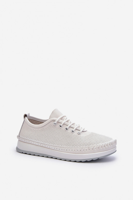 Scarpe stile sportivo Scarpe per il tempo libero colore bianco Lalnai