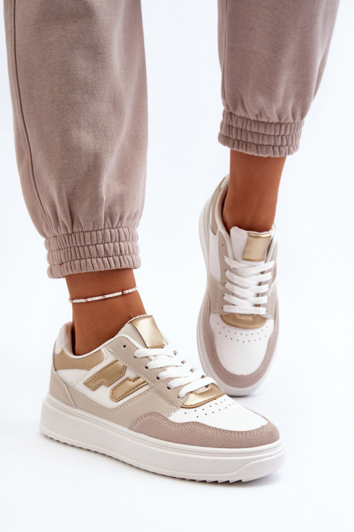 Scarpe da ginnastica modello Regines beige