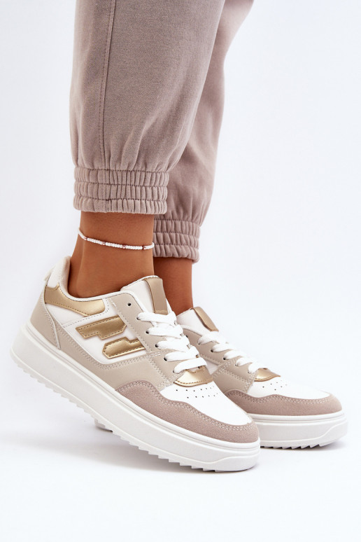 Scarpe da ginnastica modello Regines beige