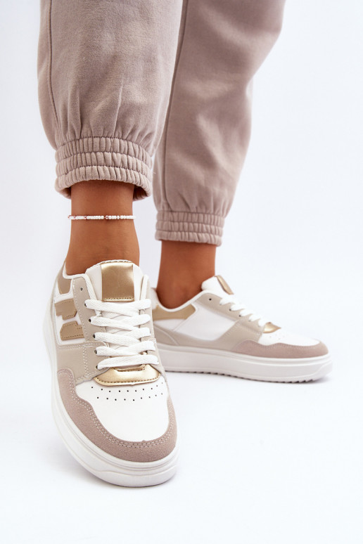 Scarpe da ginnastica modello Regines beige